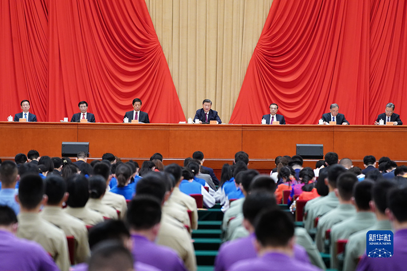 庆祝中国共产主义青年团成立100周年大会在京隆重举行习近平发表重要讲话
